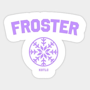 Froster Keeper Tee Sticker